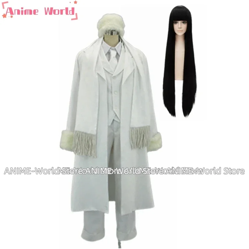 

《Custom size》B-girly Card Cosplay Costume Full Set Top+pant+coat+vest+hat+scarf Custom size Any Size Wig