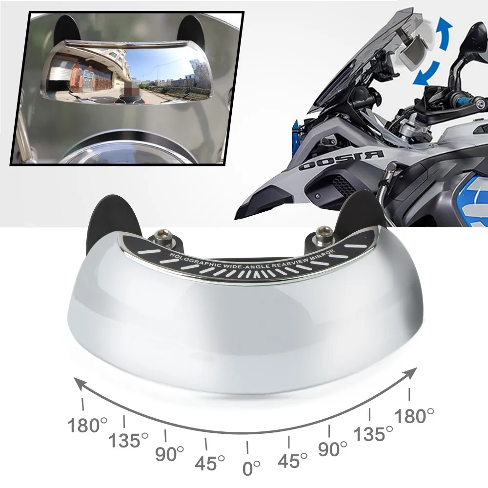 

Moto Windscreen 180+ Degree Blind Spot For Husqvarna 701 Supermoto Enduro Svartpilen Vitpilen 401 Wide Angle Rear View Mirror
