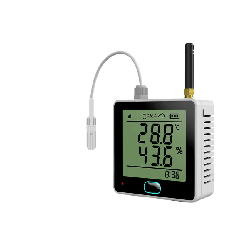 4G version of remote mobile phone monitoring alarm temperature and humidity recorder