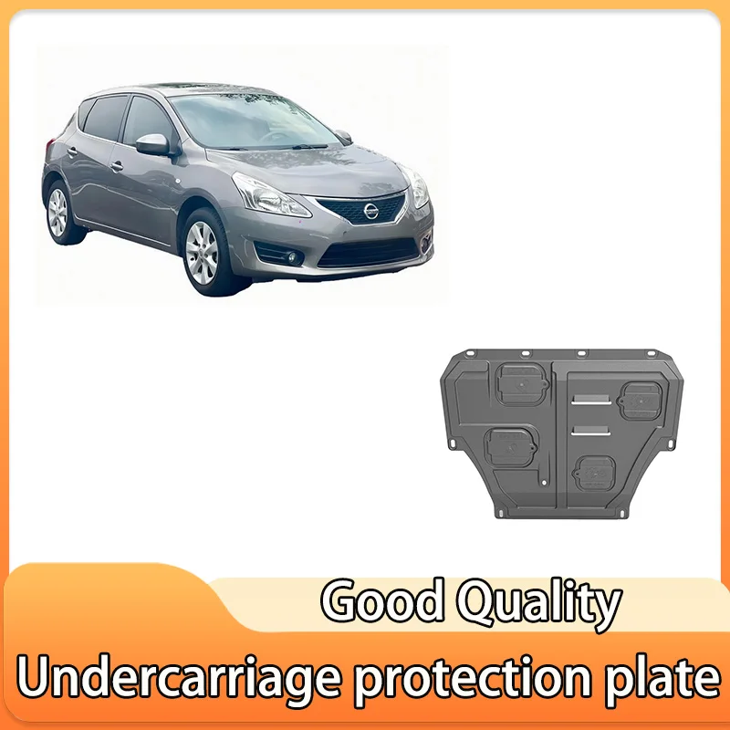 Front Under Engine Shield Chassis Mud Guard Protective Cover Compatible with Nissan TIIDA 2011~2021