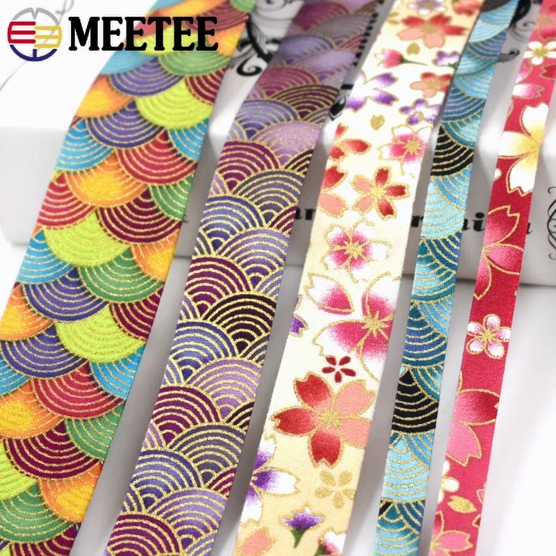 4/10Yards 10/25/40mm Jacquard Webbing Ethnic Bag Strap Garment Decoration Lace Ribbon Clothing Belt Tape DIY Sewing Accessories