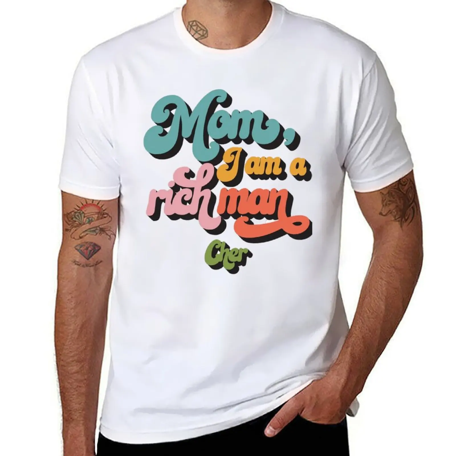 

Mom, I am a Rich Man unisex Crew Neck Shirt, Empowering women, Inspirational T-Shirt essential t shirt