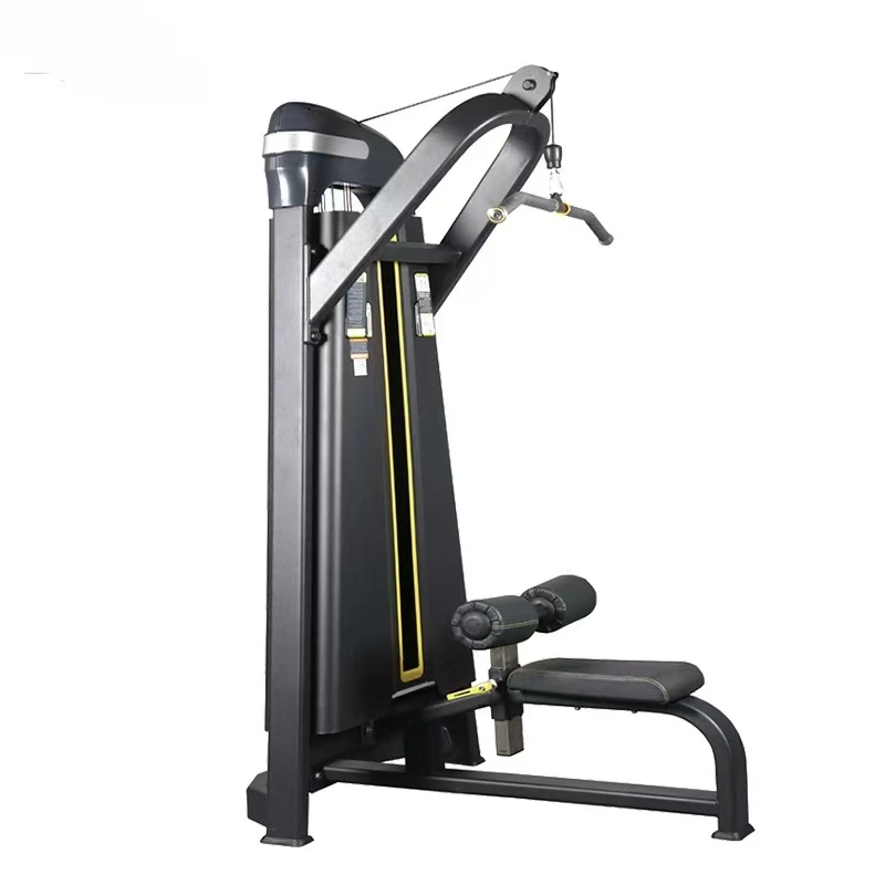 Máquina de Fitness para tirar hacia abajo, entrenador de espalda alta sentado, entrenador muscular para tirar hacia atrás, comercial, venta al por mayor