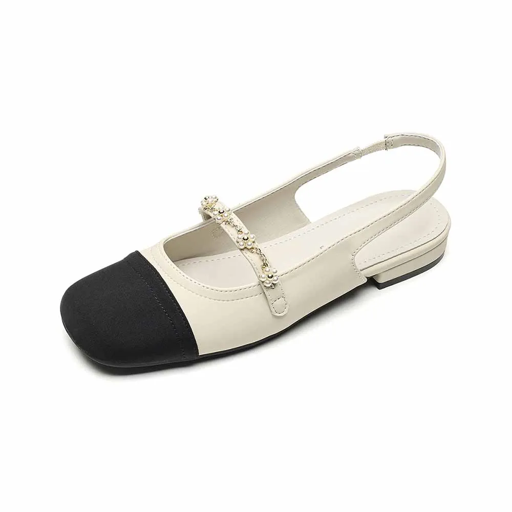 

Baotou sandal women's flat-bottomed French word with single shoes and small fragrant shoes