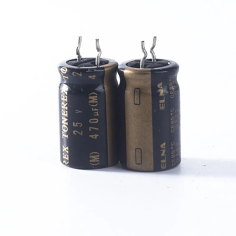 

2PCS Elna TONEREX tuner series 25V 470uf electrolytic capacitor 12.5mmx20mm