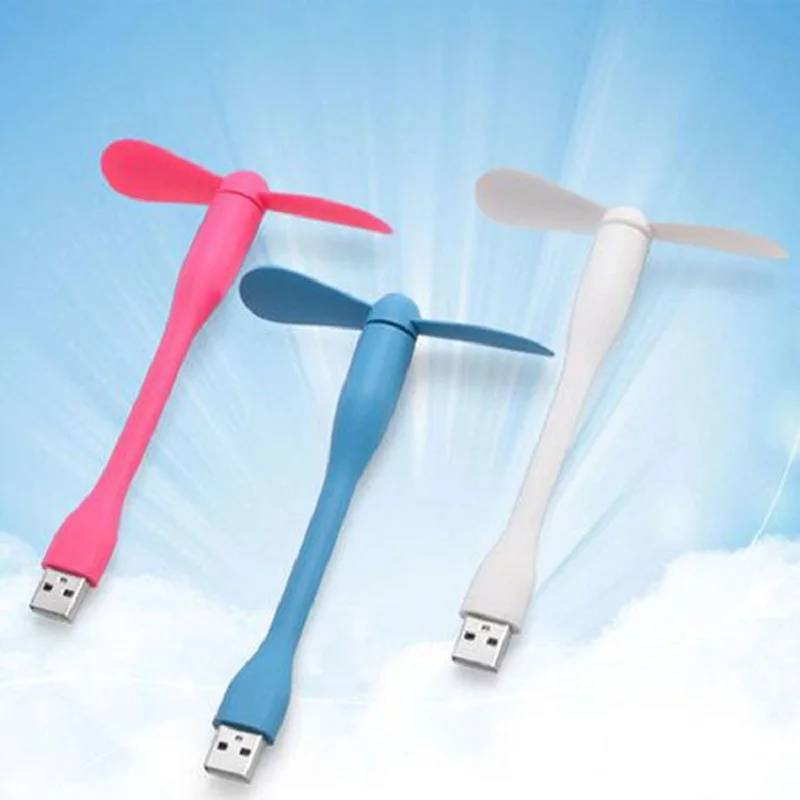 USB Mini Fan Electronic Gadgets Ventilador Led Usb Mini Ventilador Portable Dragonfly Flexible Small Fan For Laptop Smart Phone