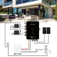 1600W 2 MPPT AC Intelligent EMS Controller Grid Tie Micro Inverter Energy Storage System Internally glued controller