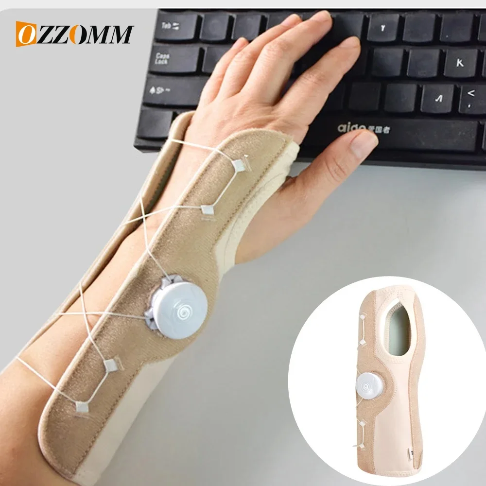 1PC Breathable Wrist Support Brace for Carpal Tunnel, Night Sleep Hand Support with Splints & Adjustable Knob,for Tendonitis