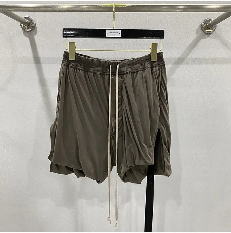 Spring 2023 R0 Women Shorts Double Layer Casual Comfortable Belt Loose Relaxed Summer Shorts