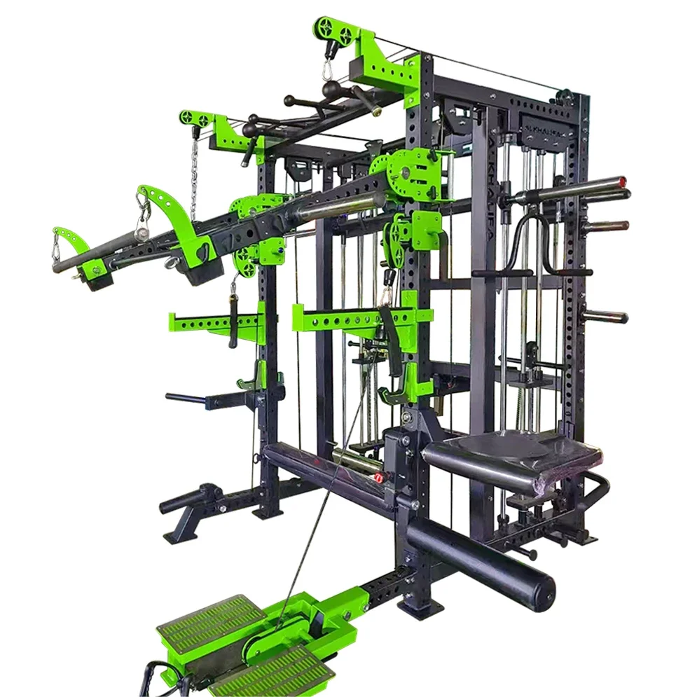 2026 Multi-Function Single Station Home Gym Power Rack Smith Machine Workout Equipment