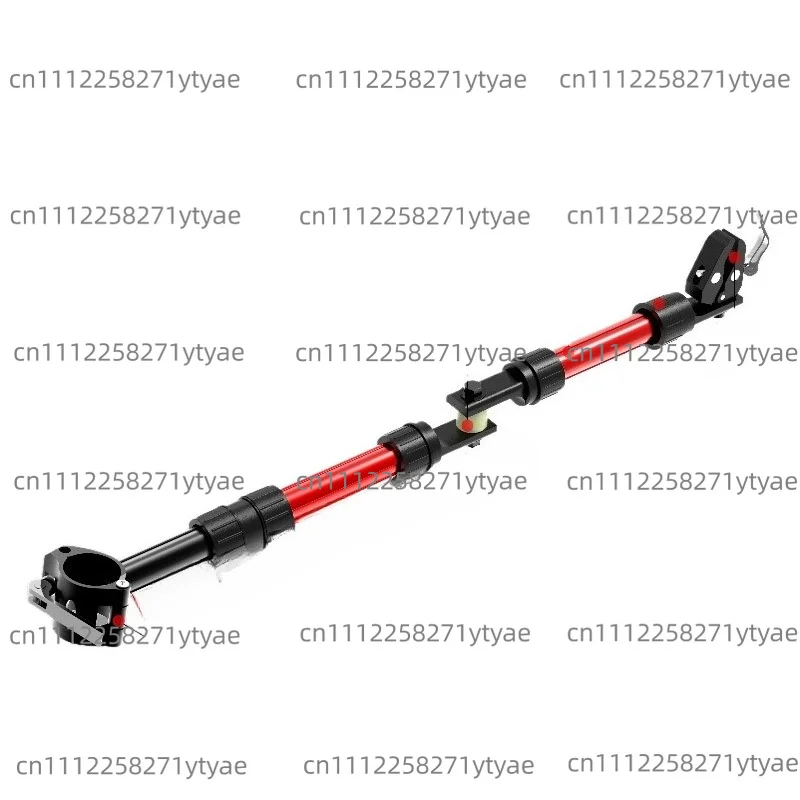 Bicycle Pole Aluminium Alloy Clamp Head Outdoor Connecting Rod Multi-function Bicycle Modification Parts Accessories