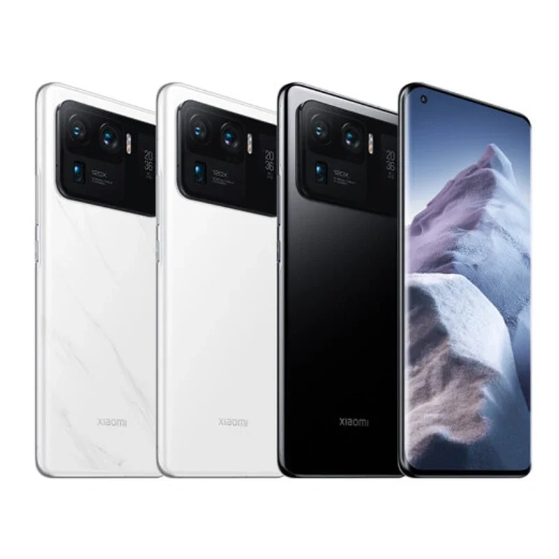 Xiaomi-teléfono inteligente 11 ultra, dispositivo inalámbrico inverso, 5G, 12G, 512G, rom Global, Snapdragon 888, 6,81 pulgadas, 50MP, zoom 120x, usado