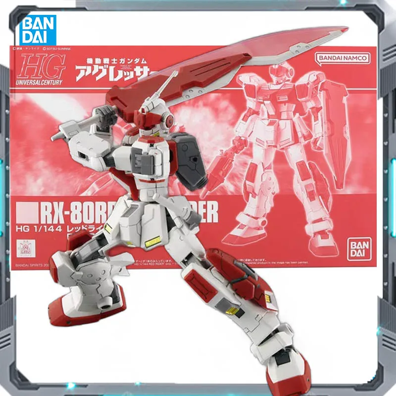 

Bandai оригинальный HG 1/144 RX-8ORR RED RIDER RED RIDER аниме фигурка в сборе игрушки подарок Коллекционная для детей