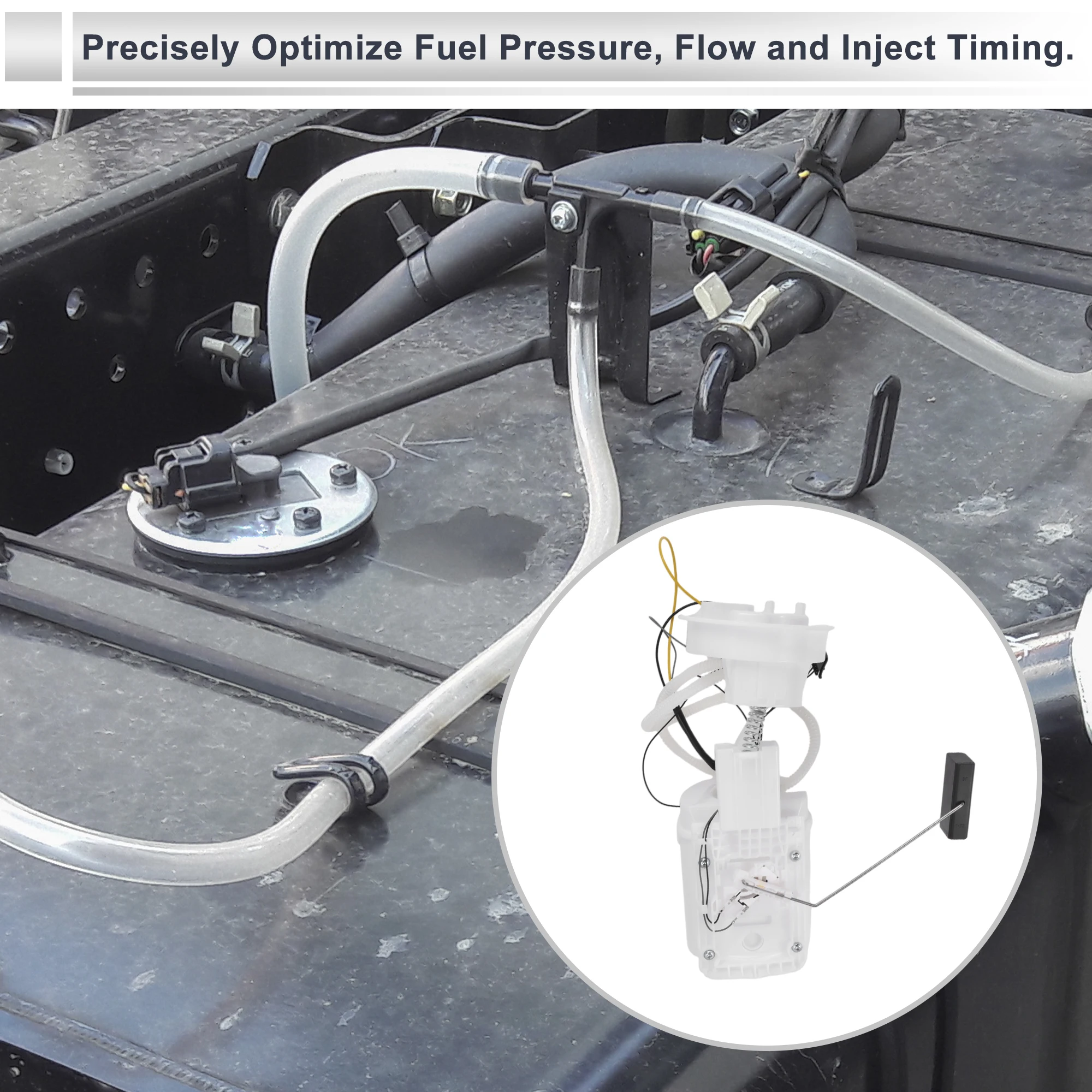 X Autohaux Elektryczna Pompa Paliwa Zespół do Audi TT Quattro 2000 2001 2002 L4 1.8L Gazowy Filtr Paliwa Moduł Pompy Nr 8L9919051E