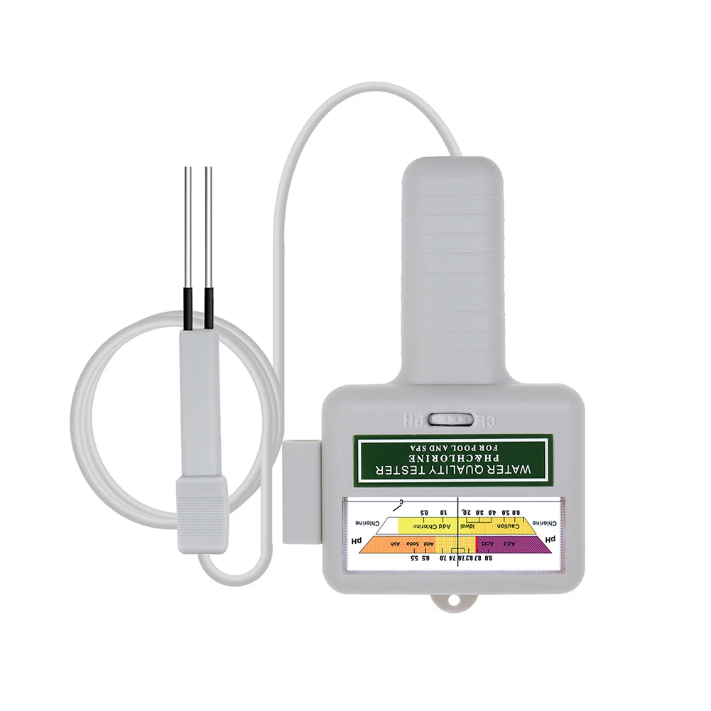2 في 1 مراقبة المياه PH الكلور متر المحمولة المياه الكلور تستر عالية الدقة سهلة الاستخدام سبا حمامات السباحة مدقق #2