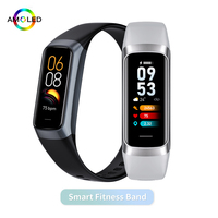 1.1'' AMOLED Men Smart Watch Body Temperature Monitor Fitness Clock Sports Waterproof Smartwatch Band for Women IOS Android 2025