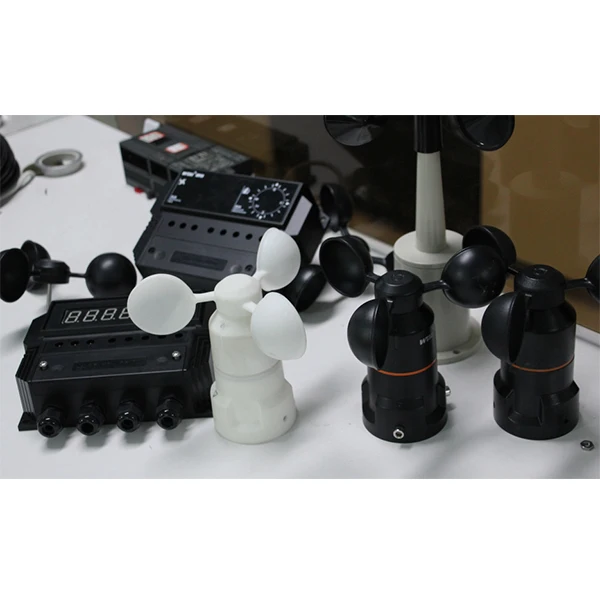 Ultrasone anemometer met 4-20 ma-uitgang 3-kops windsnelheidssensor Digitaal display voor gegevensregistratie Elektronische stroom