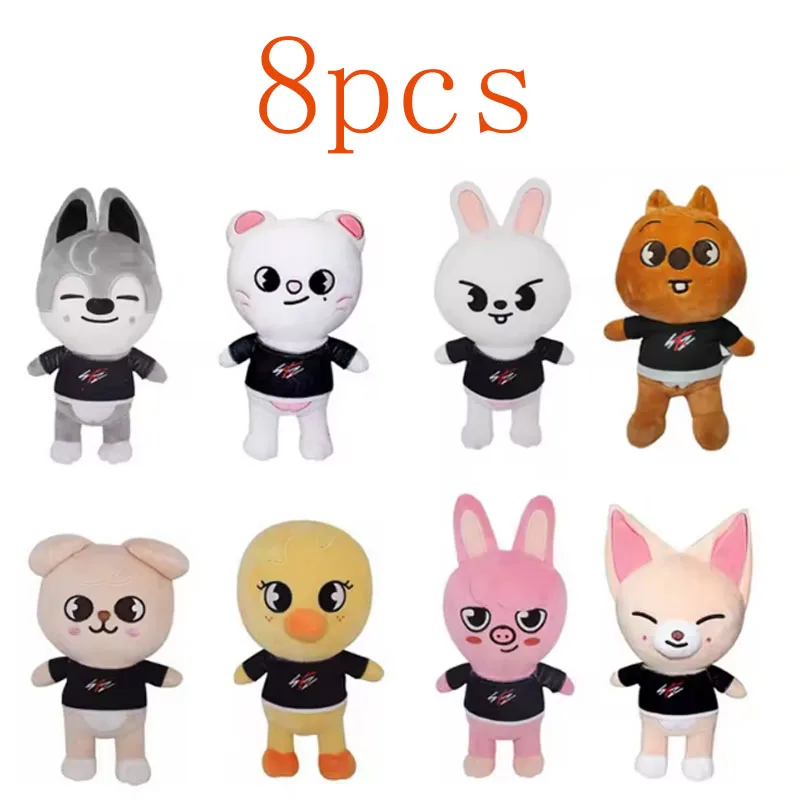 ~ Skzoo ألعاب من القطيفة الضالة للأطفال الكرتون محشوة الحيوان بلوشيز دمية Kawaii شخصية أفخم دمية رفيق للأطفال البالغين المشجعين #1