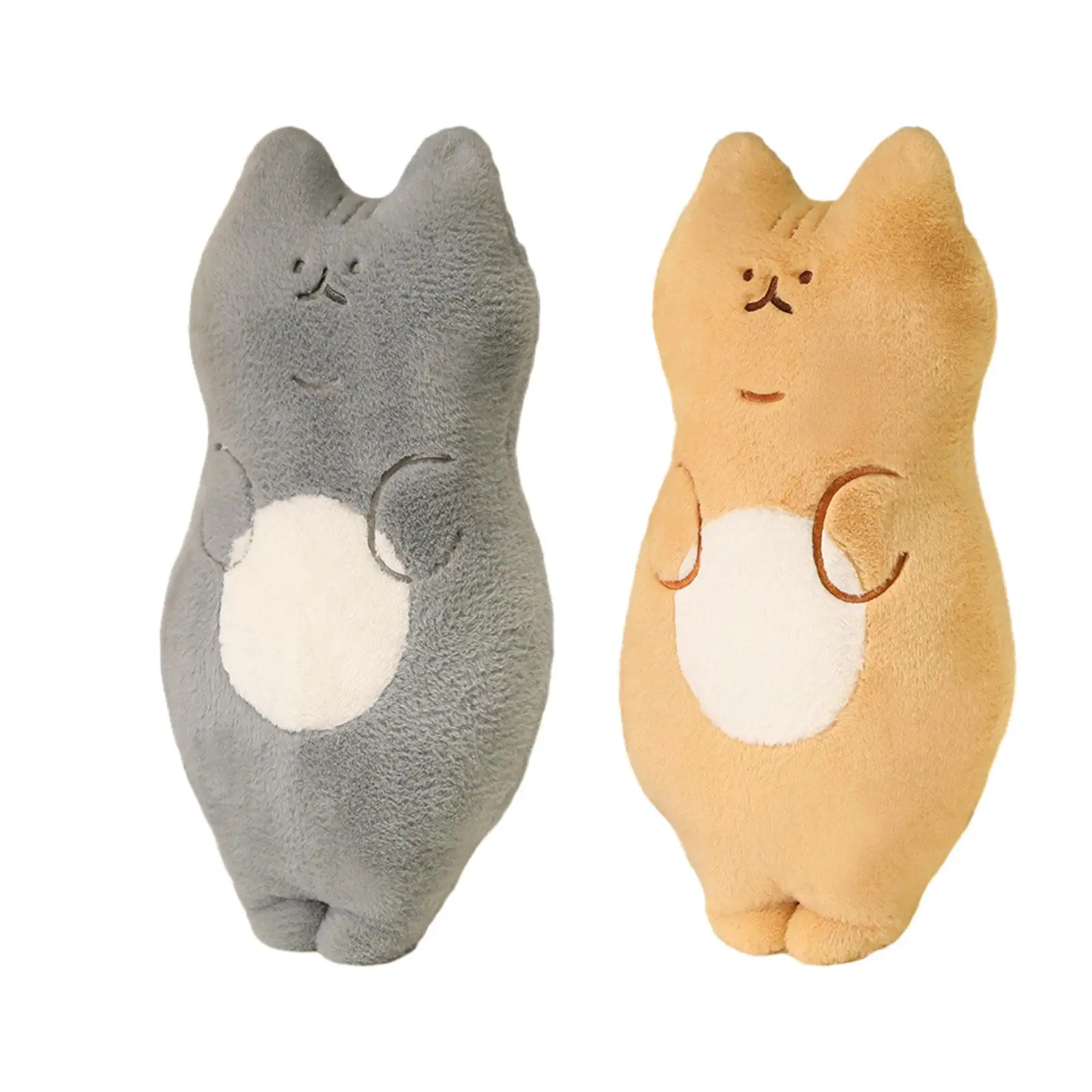 Cat Plush Toy Standing Cat Plush Huggable Pillow for Kids Boys Party Favor