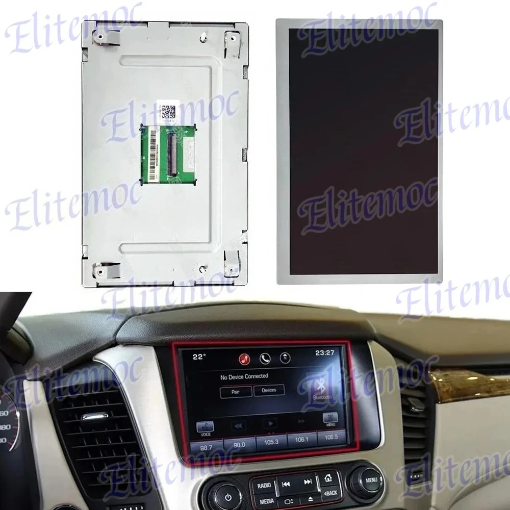 

DJ080PA-01A 8" LCD Display for Chevrolet Silverado GMC CANYON Sierra Chevy Colorado 2014-2019 Navigation Screen Replacement