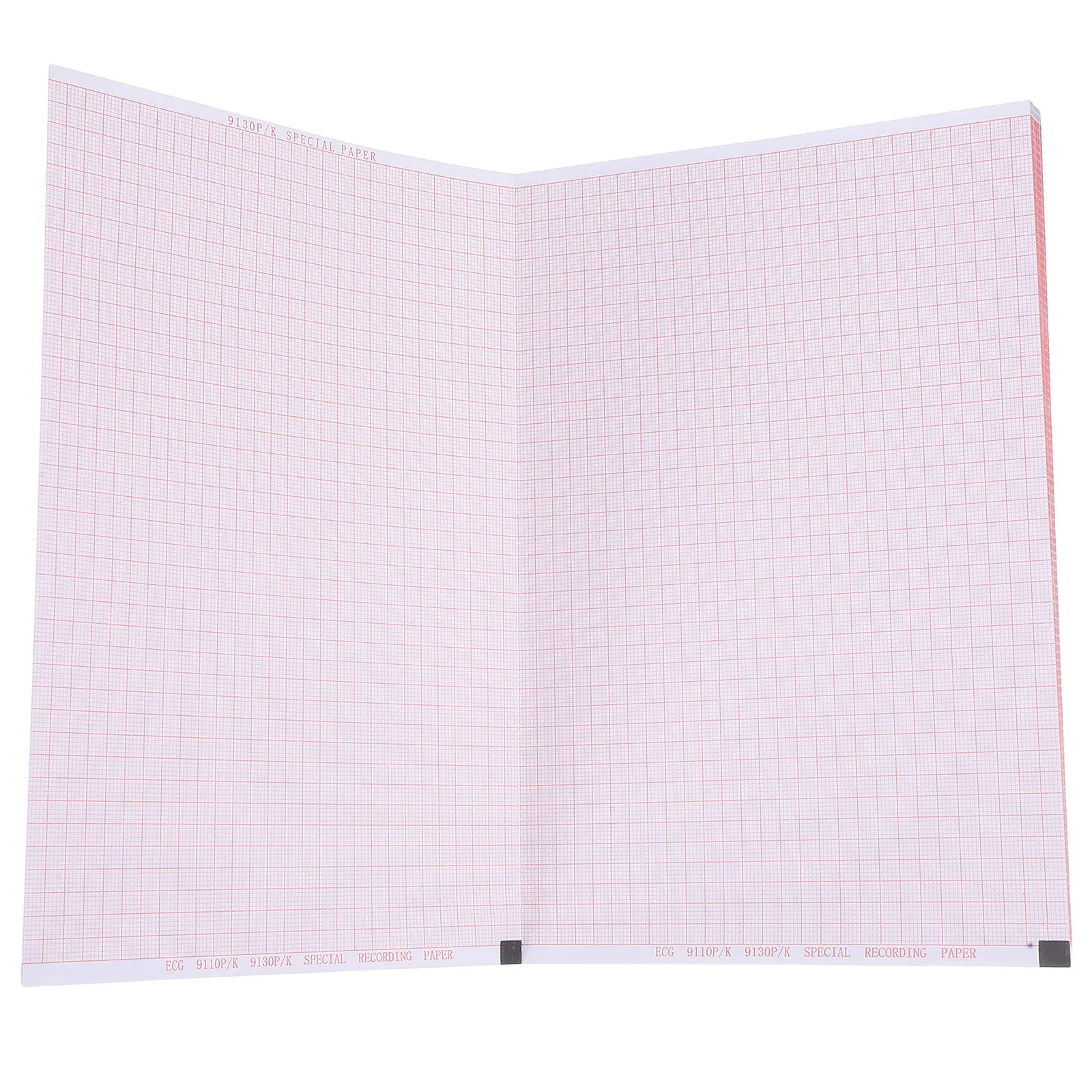 Ecg Recording Paper Book 210x140mm Red Grid Thermal Sensitive Sheet for Accurate Heart Monitoring Wide Compatibility Ecg Graph