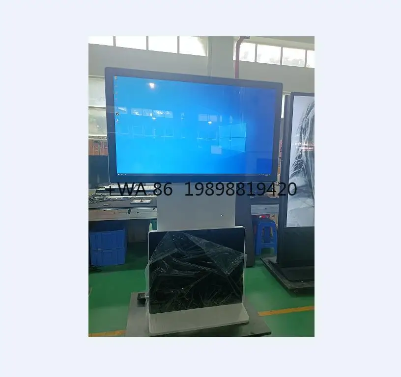 

49/55 Inch Floor Standing Digital Signage With Rotating Function for Shopping Mall