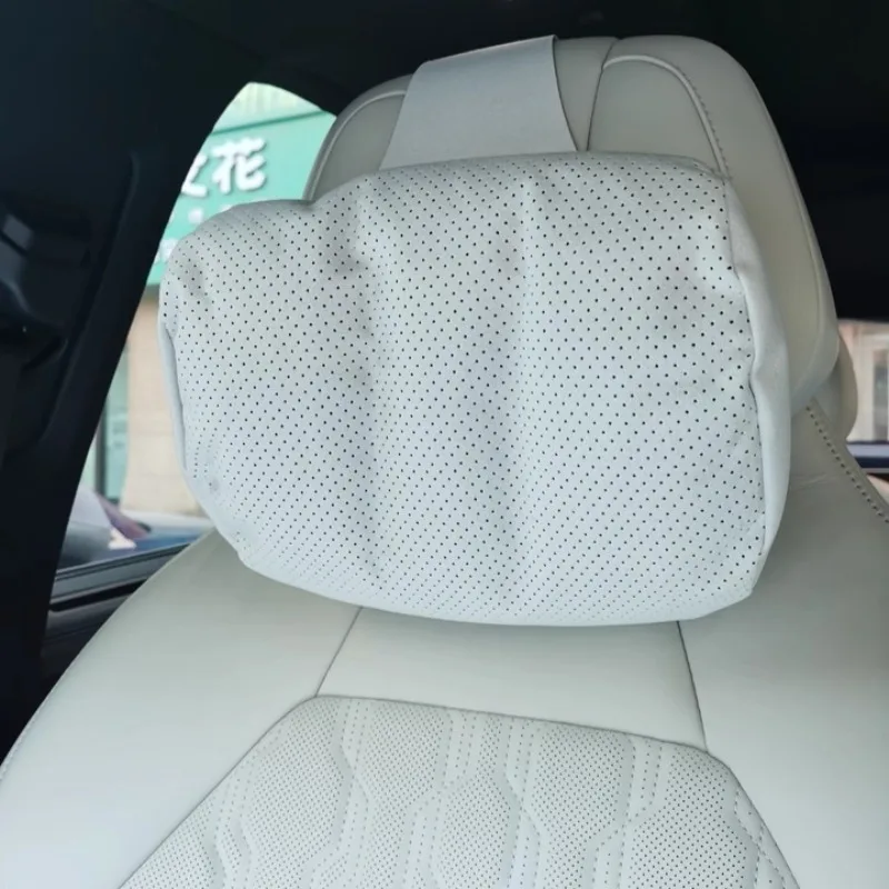 

High-Quality Car Headrest Neck Pillow For Mercedes S-Class Design Universal Adjustable Driving Travel Head Pillow