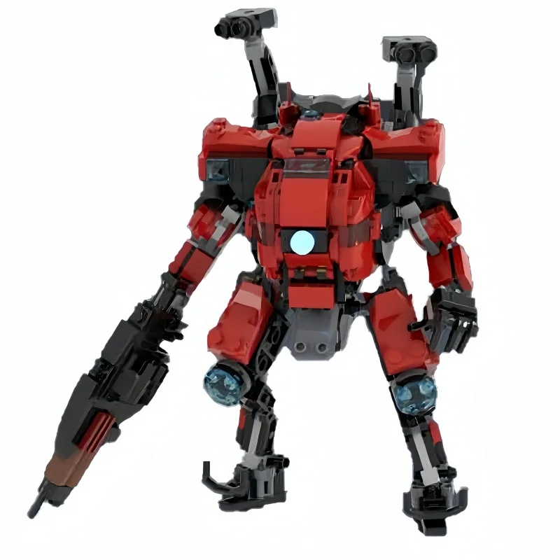 

MOC-166487 Titanfall Battle Mech Robot Assembled Building Blocks Model Ornaments Toy Gift Boys Educational Hobby Collection