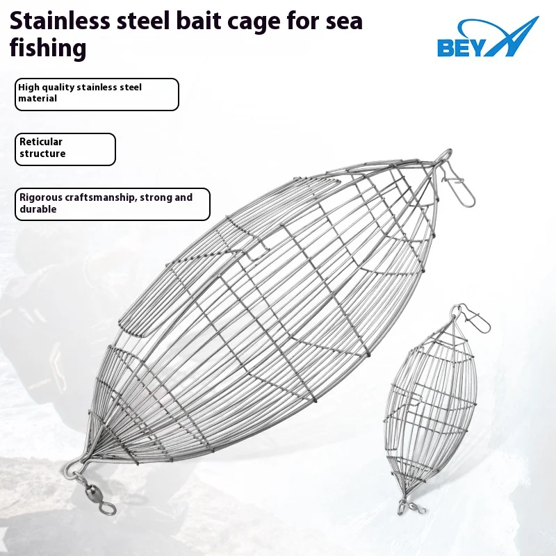 

Shrimp Cage Sea Fishing Bait Cage Olive Type South Oil Boat Fishing Shrimp Special Stainless Steel Bait Cage Carp Fishing Tools