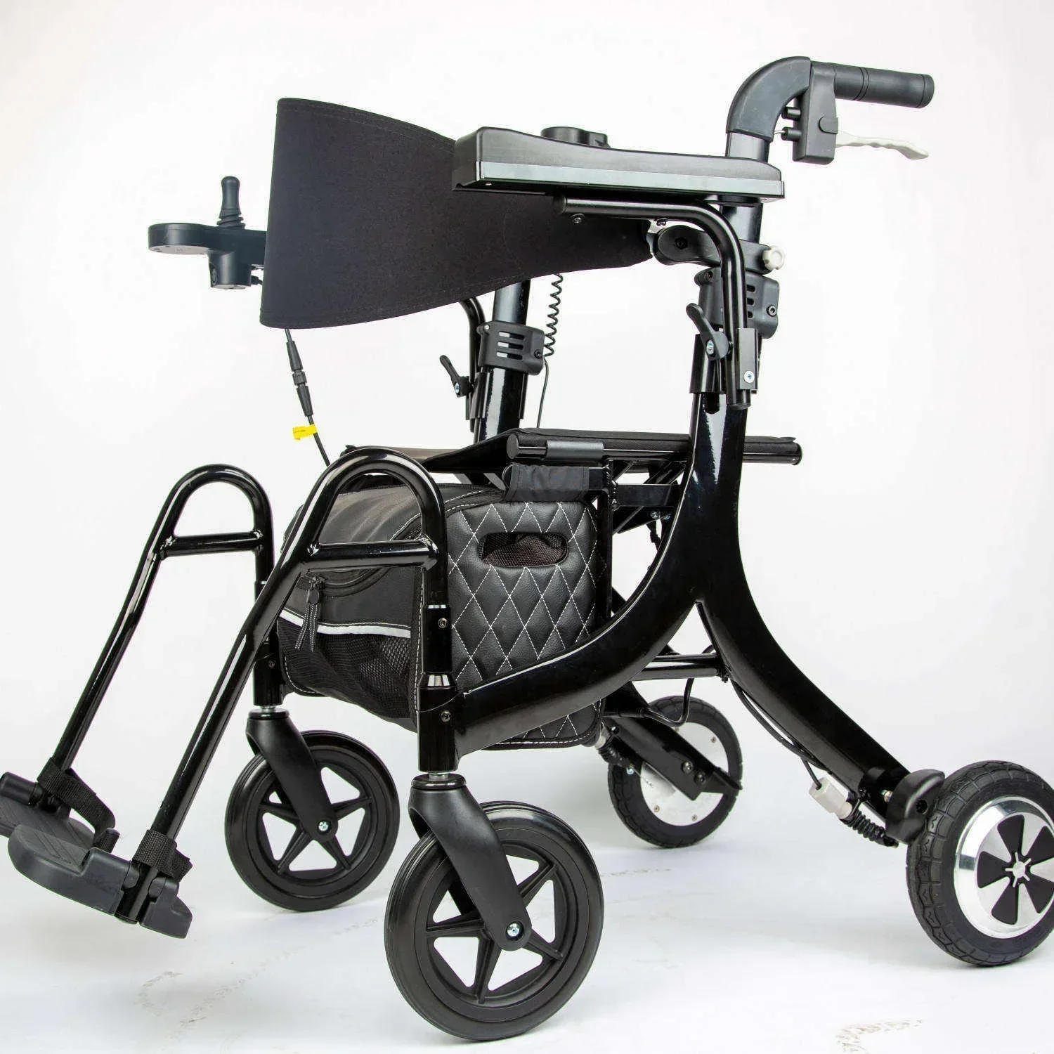 For  Folding Adjustable Electrical Lightweight Walker Rollator Power  Multifunctional Mobility