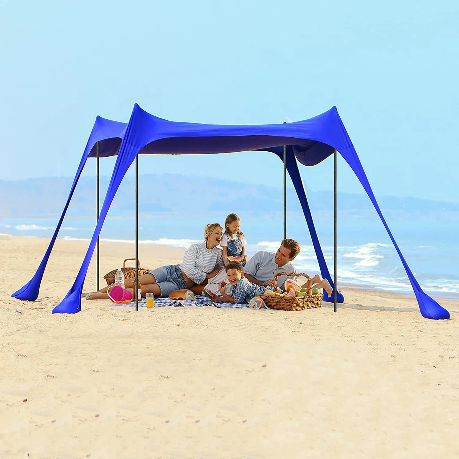 

Beach Umbrella Swimming Sombrilla Playa Parasol Bache Camping Beach Tent Canopy Tent Ombrellone Portatile Spiaggia