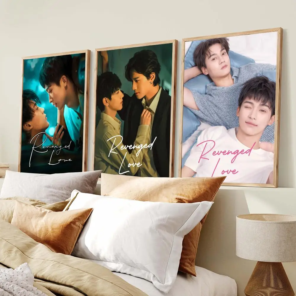 Popular BL Drama R-Revenged Love Poster Modern Minimalist Wall Art Prints Poster Home Decor Interior Bedroom Living Room