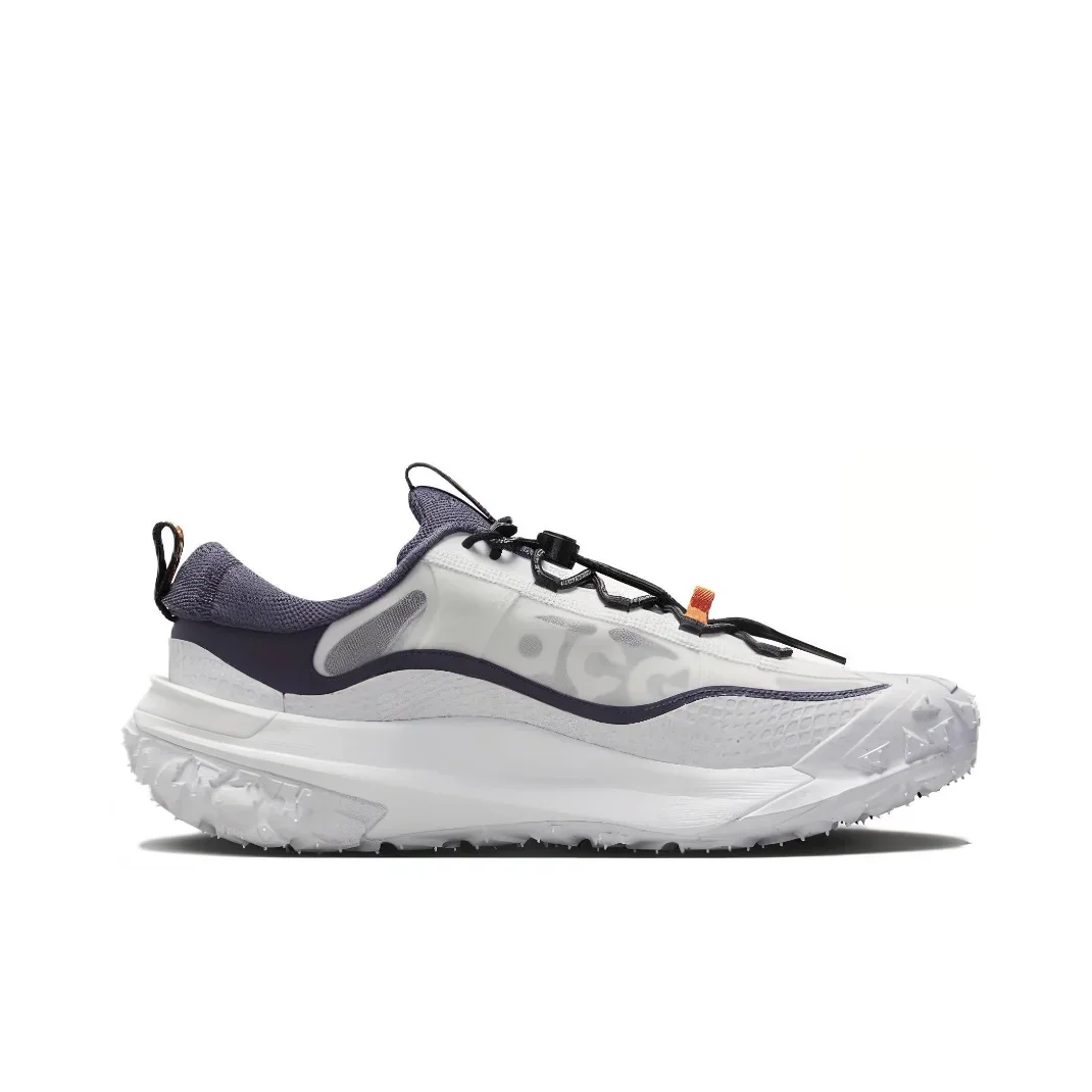 Nike ACG Mountain Fly 2 LOW GORE-TEX Baskets pour hommes et femmes Chaussures de sentier imperméables et respirantes Confortables et portables blanches