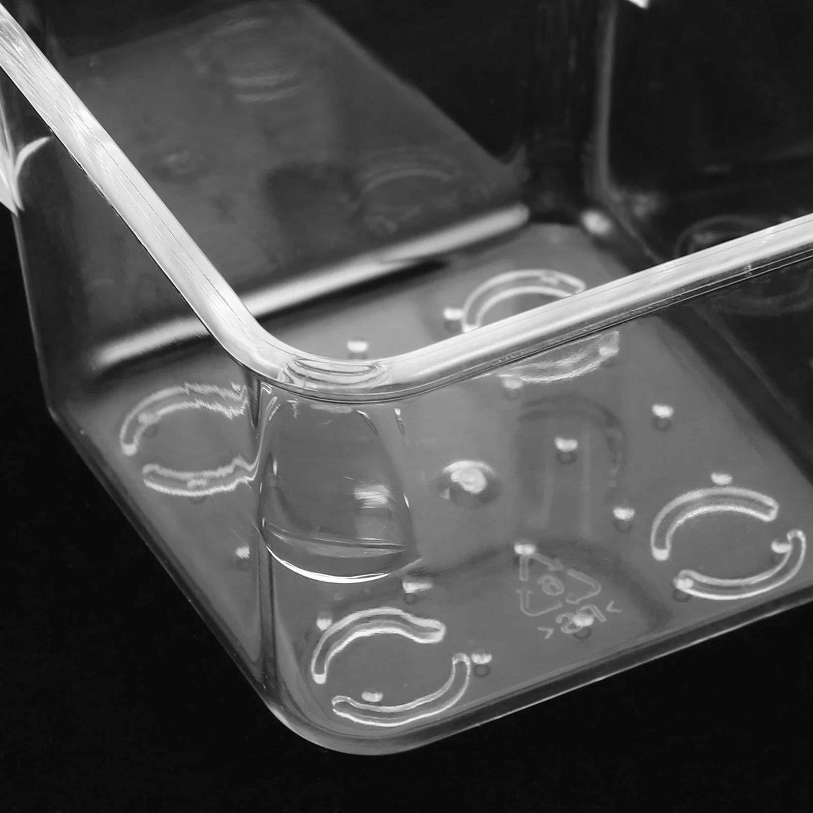 24 Stück durchsichtige Schubladen-Organizer aus Kunststoff, stapelbare Make-up-Aufbewahrungsboxen für kleine Gegenstände, Kosmetik-Zubehör, durchsichtige Kunststoff-Schubladen