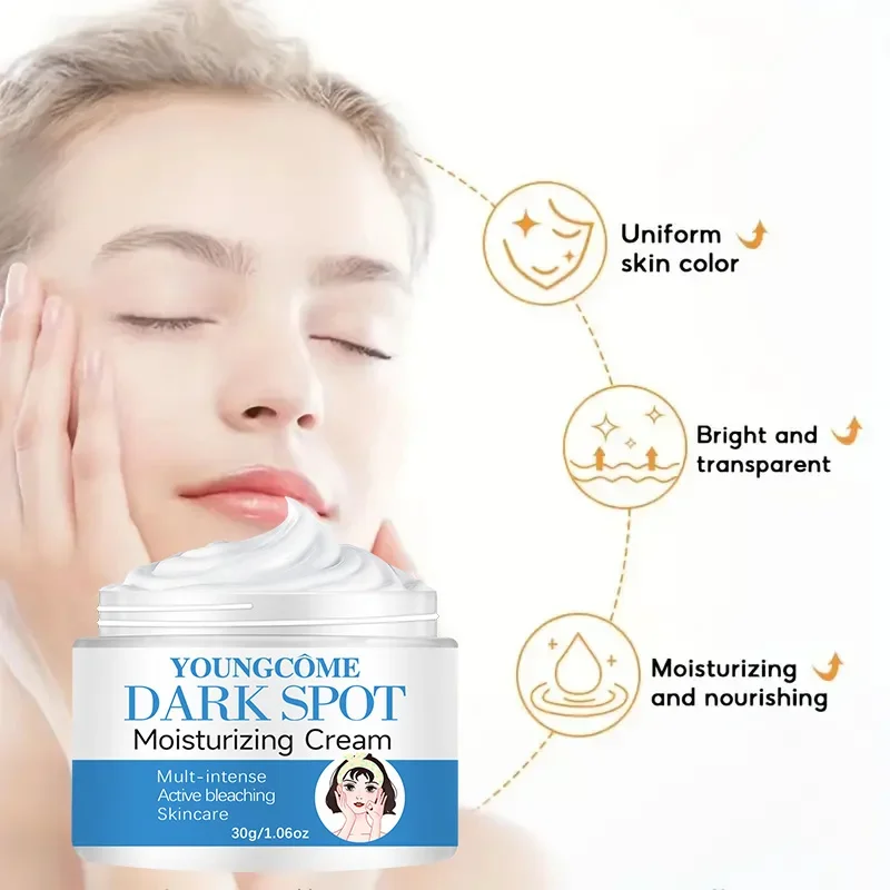 ﻿   YOUNGCOME كريم شد الوجه يفتيح عميق النمش يغذي تقليل البقع الداكنة النمش اشراق البشرة الناعمة