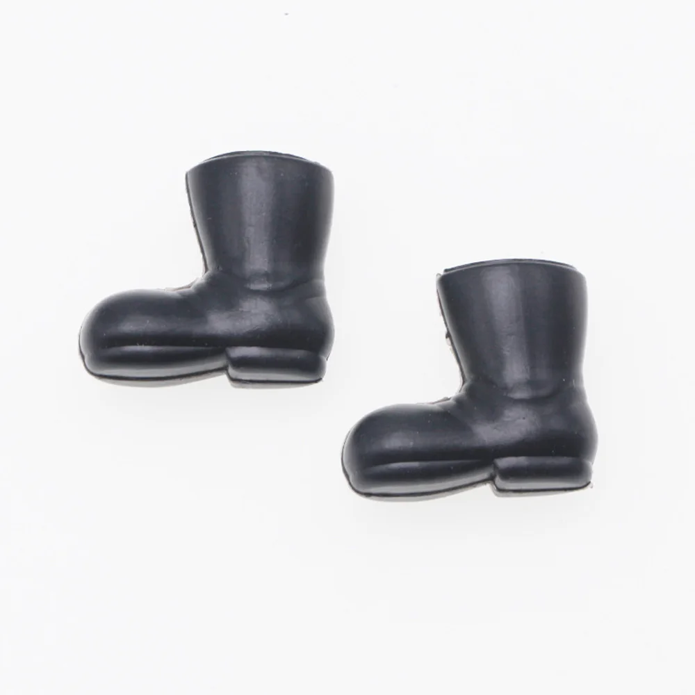 4PCS Mini Big Toe Christmas Boots Simulation Scale Model Xmas Rain Boots Ornaments Miniature Shoes Models Home Decor Crafts