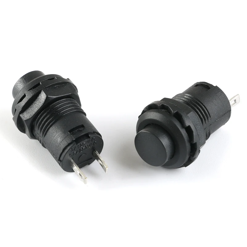 6pcs Self-Lock /Momentary Pushbutton Switches DS228 DS428 12mm OFF- ON Push Button Switch 3A /125VAC 1.5A/250VAC DS-228 DS-428