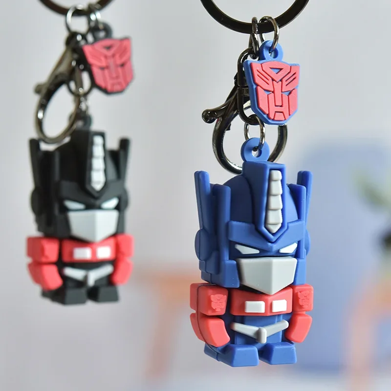 Transformers Keychain Cartoon Hot Movie Car Key Chain Cool Kid Bag Pendant Keyring Children Men Gifts