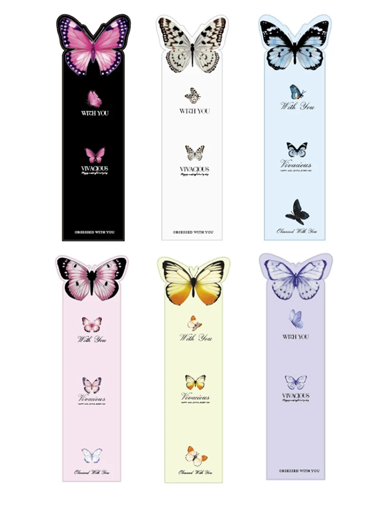 Valentine\'s Day 20pcs Butterfly Flower Wrapping Paper Card Insertion Flower Bag Transparent Single Rose Packaging Bag