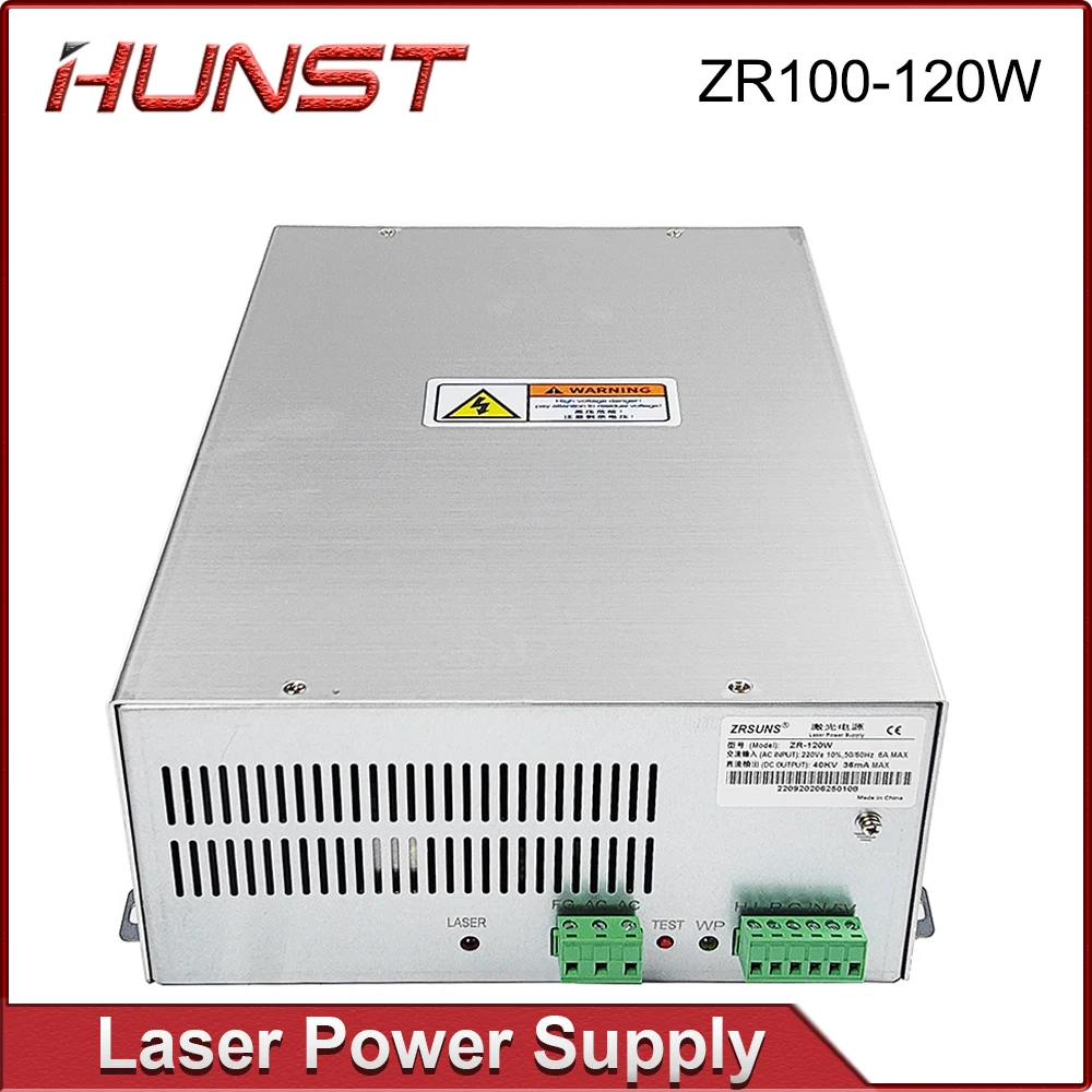 HUNST ZR-120W Laser Power Supply for 100W-120W Co2 Glass Laser Tube Engraving and Cutting Machine 2 Years Warranty.