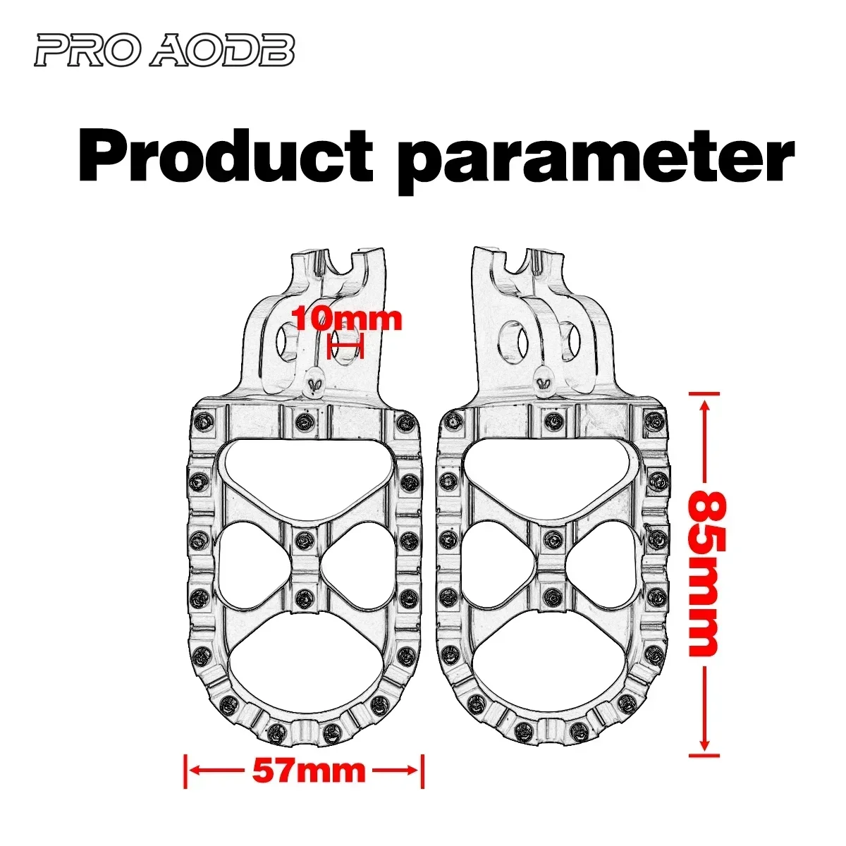 CNC Footrest Foot Pegs Footpegs Rests Pedals For kawasaki KX250 450 250F 450F 250X 450X KLX450R Etc Model Motorcycle Accessories