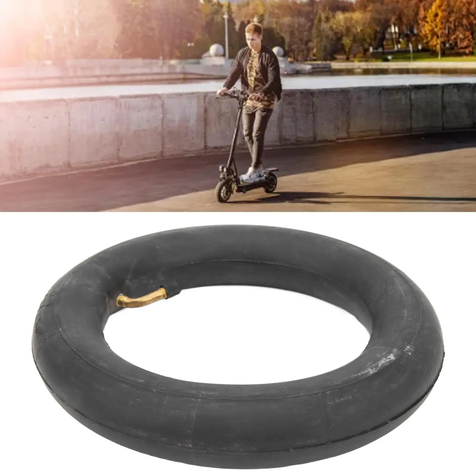 10x2/2.125 Inner Tube Replacement - Weatherproof, Durable Rubber, Easy Install, Explosion-Proof for cycling