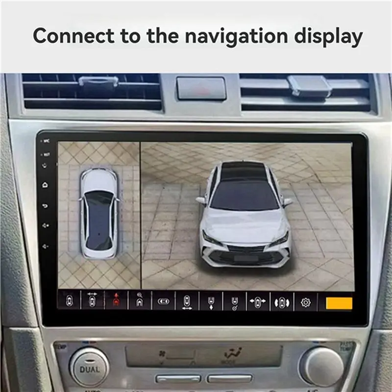8X Car 360 Degree HD Surround View Camera Right+Left+Front+ Rear View Camera System Master Chip 8536+2053+1005-A67F
