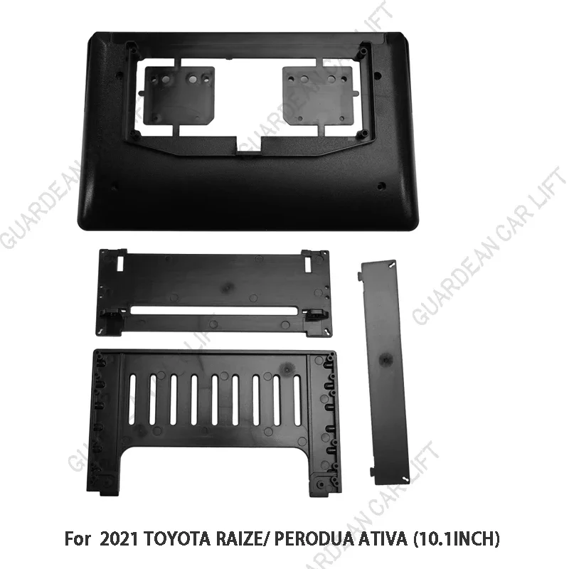 10.1 Inch Car Radio Fascia For 2021 TOYOTA RAIZE/ PERODUA ATIVA Stereo Player 2DIN Head Unit Dash Frame Panel Installation Trim