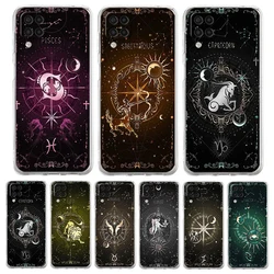 Constellation Soft Cover for Samsung Galaxy A25 A23 A22 A52S A52 A55 A72 A51 A71 A41 A31 A13 A11 5G Transparent Phone Case Capas