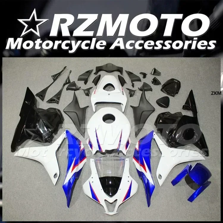 

4Gifts New ABS Fairings Kit Fit for HONDA CBR600RR F5 2009 2010 2011 2012 09 10 11 12 Bodywork Set Blue White