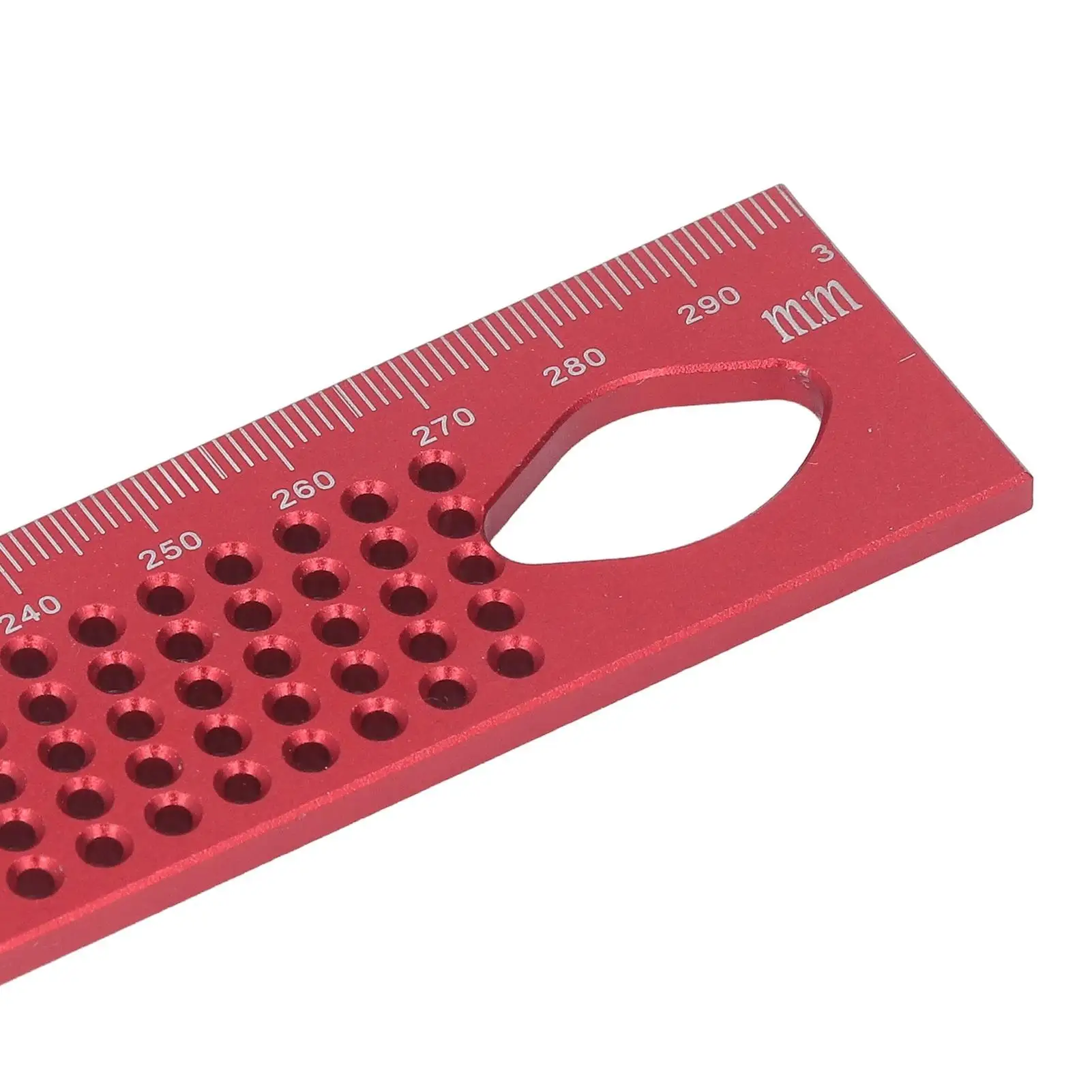 Durable L Ruler Carpenter with Hole - Right Angle Tool for woodworking Projects