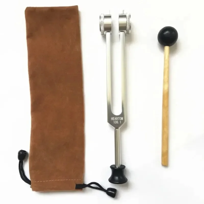 136.1Hz Tuning Fork Weighted Diapason Chakras Tuning Forks Sound Healing Medical Apason Yoga Musical Instrument Percussion