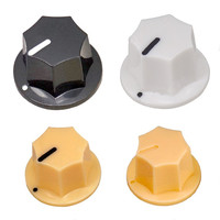 A Set of 3Pcs Volume Tone Control Knobs For Electric Guitar Control bottons Cream Black Guitar accessories Parts