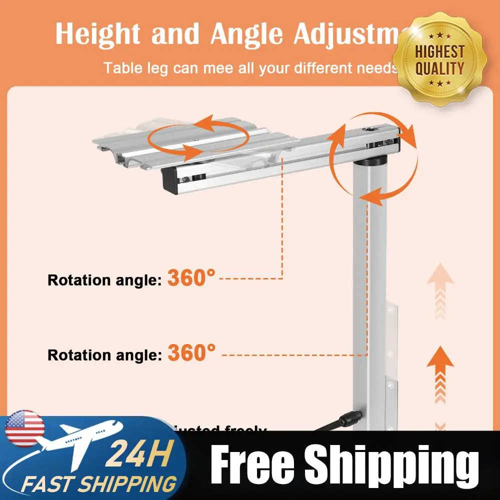 

RV Adjustable Table Leg 360 Degree Swivel Height Adjustable RV Table Leg Bracket for RV Marine Campervans Motorhome